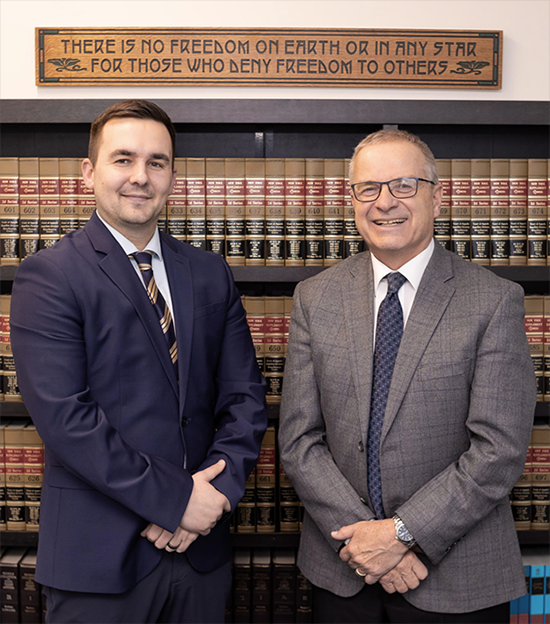 Photo of Attorneys Ryan C. McComb & Robert H. Gurbacki